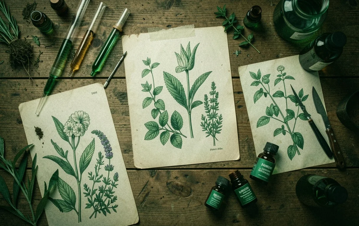 Detalles de taller botánico